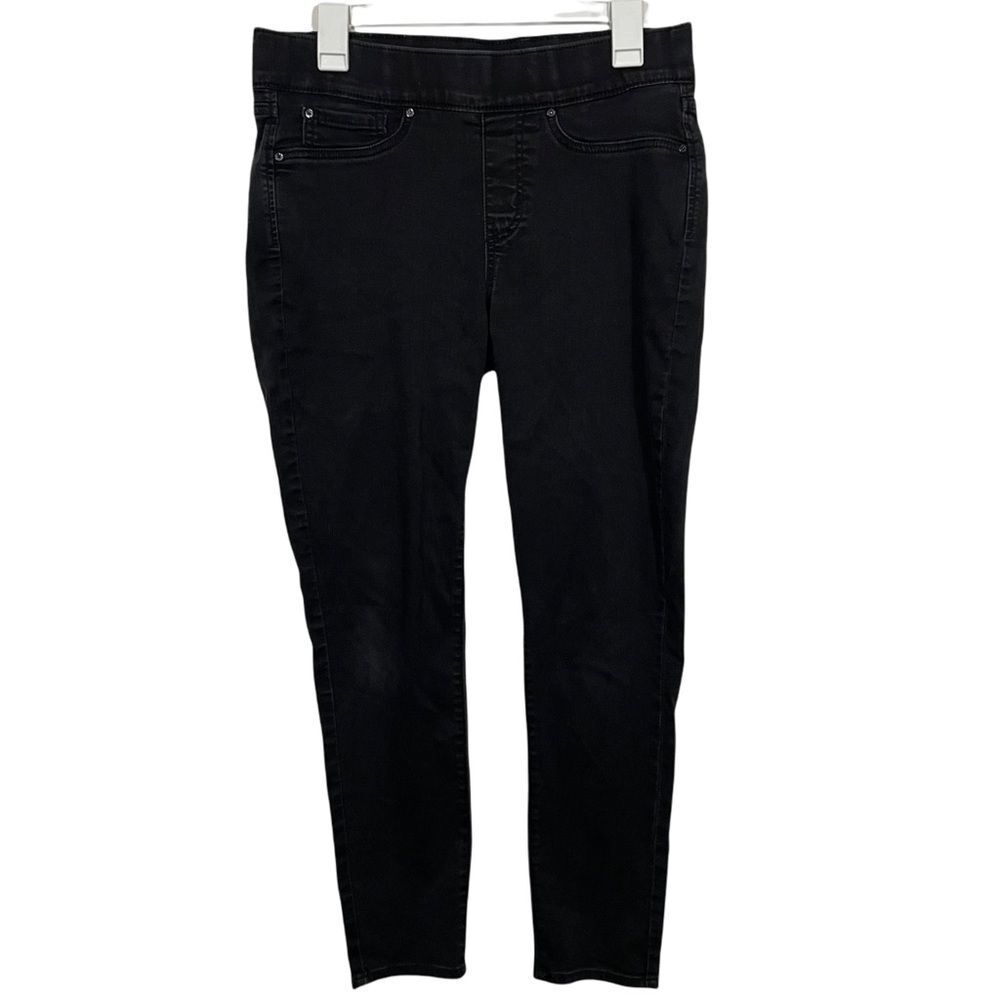 Levi’s Mid Rise Black Pull On Skinny Jeans